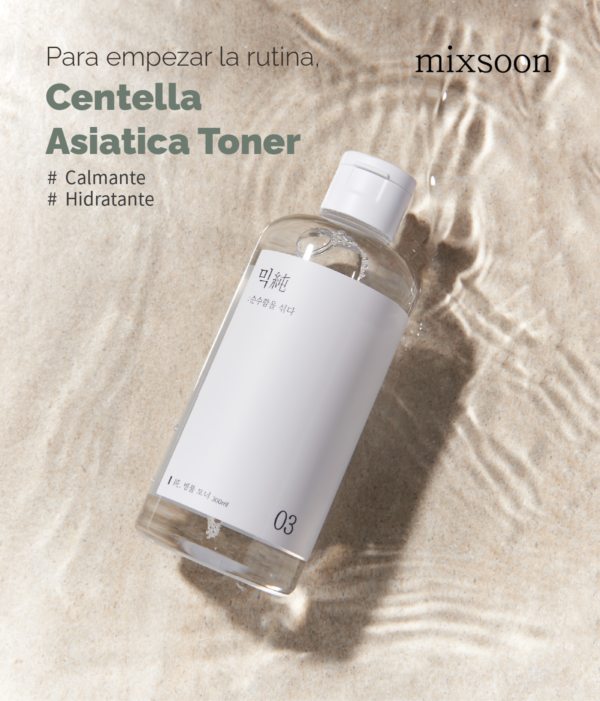 MIXSOON Centella Asiatica Toner 300ml ميكسسون سنتيلا اسياتيكا تونر