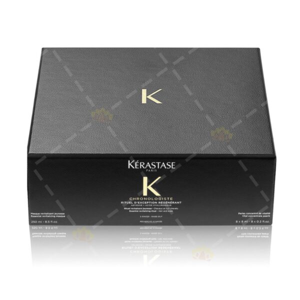 Kerastase K Chronologiste Rituel D Exception Regenerantكرستاس مجموعة الكافيار للعناية بالشعر