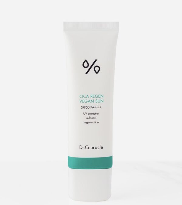 Dr.Ceuracle Cica Regen Vegan Sun SPF50+ PA++++ 50ml دكتور سيراكل واقي الشمس النباتي SPF50+ PA++++، 50