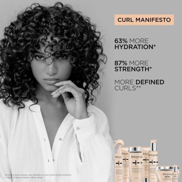 KERASTASE Curl Manifesto Huile Sublime Repair Hair Oil 50ml كرستاس سيروم لإصلاح الشعر المجعد