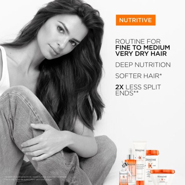 KERASTASE Nutritive Nutri Supplement Scalp Serum for Dry Hair 90ml كرستاس سيروم معالج للفروة الجافة