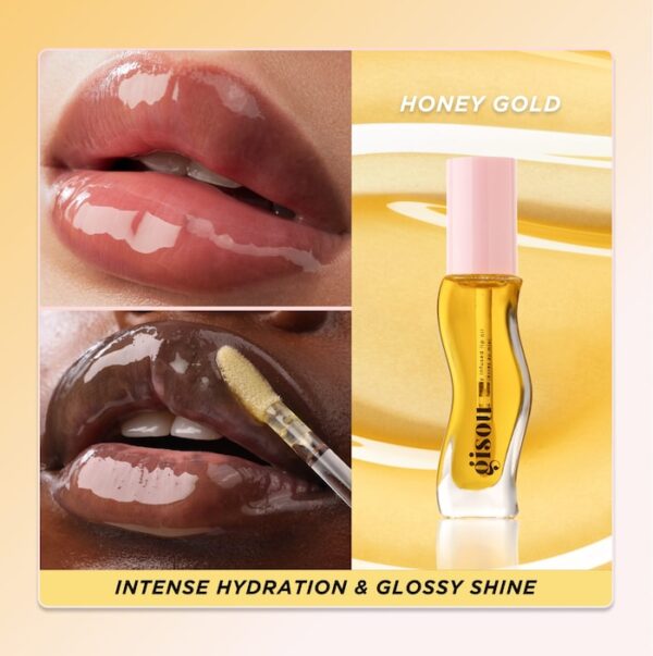 GISOU, Lip Oil Tinted Honey Gold جيسو زيت الشفاه الملون