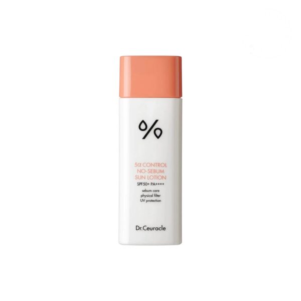 DR CEURACLE 5a Control No Sebum Sun Lotion SPF50+ PA++++ (50ml) دكتور سيراكل واقي شمس لوشن