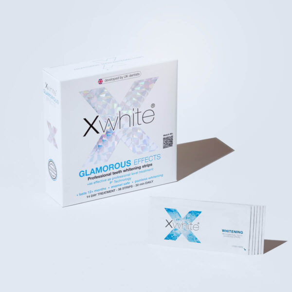 Xwhite® GLAMOROUS EFFECTS Professional teeth whitening strips شرائط تبييض الأسنان الاحترافية