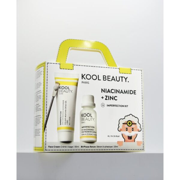 KOOL BEAUTY NIACINAMIDE + ZINC - IMPERFECTION KIT كول بيوتي نياسيناميد + زنك - مجموعة العيوب