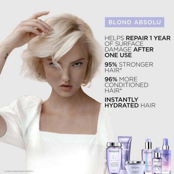 Kerastase Blond Absolu Masque Ultra Violet Treatment 200ml كرستاس ماسك معالج للشعر الأشقر