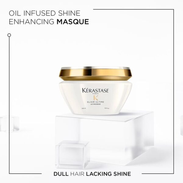 Kerastase Masque Elixir Ultime Deeply Nourishing Hair Mask 200ml كرستاس ماسك معالج للشعر الباهت