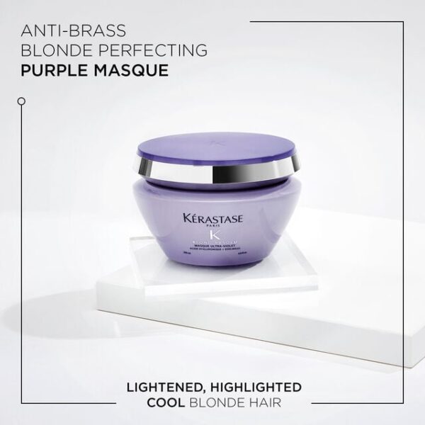 Kerastase Blond Absolu Masque Ultra Violet Treatment 200ml كرستاس ماسك معالج للشعر الأشقر