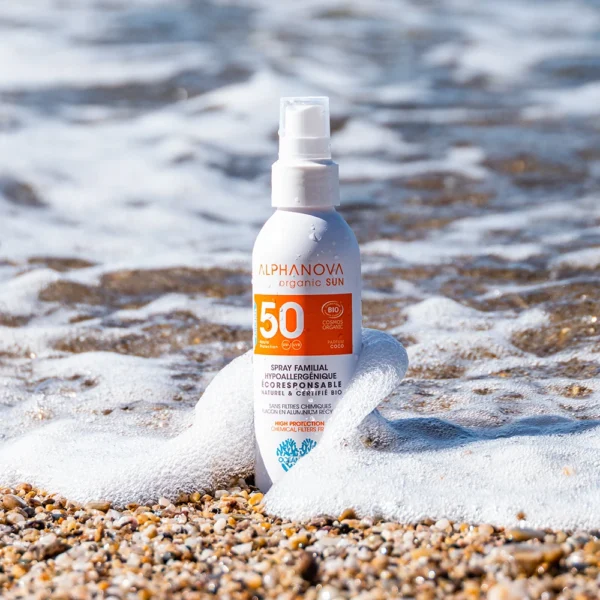 ALPHANOVA Sun Spray solaire familial haute protection SPF50 واقي من أشعة الشمس