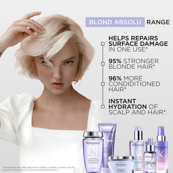 Kerastase Blonde Absolu Cicaflash Purple Conditioner 250ml كرستاس بلسم للشعر الأشقر