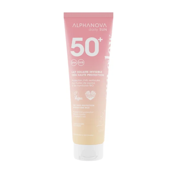 ALPHANOVA DAILY SUN INVISIBLE SUN MILK WITH VERY HIGH PROTECTION SPF 50+ واقي من أشعة الشمس