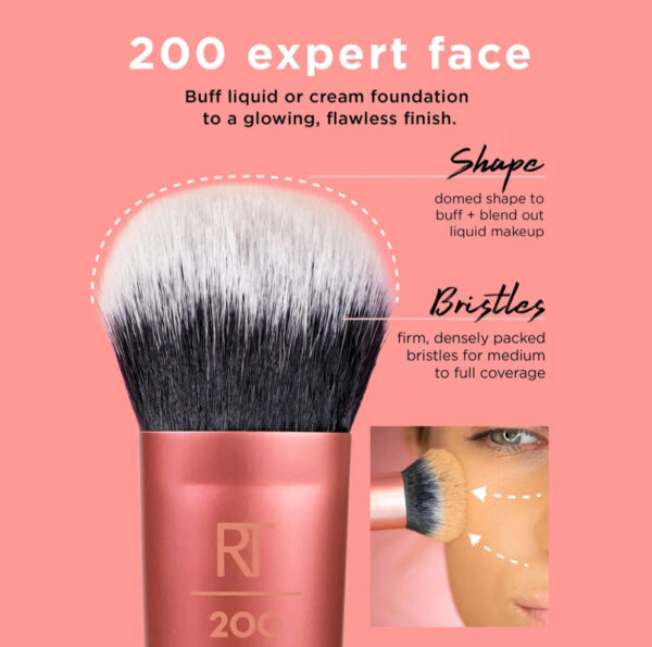 Real Techniques Expert Face Makeup Brush ريل تكنيك فرشاة مكياج الوجه الخبيرة