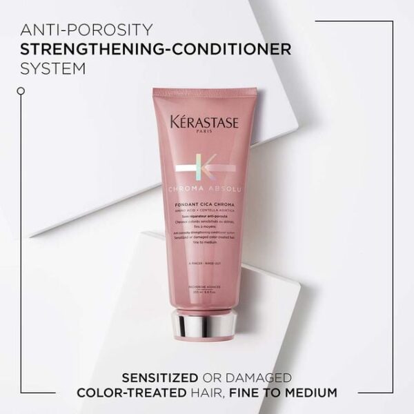 Kerastase Chroma Absolu Fondant Cica Chroma Conditioner 200ml بلسم معالج للشعر المصبوغ