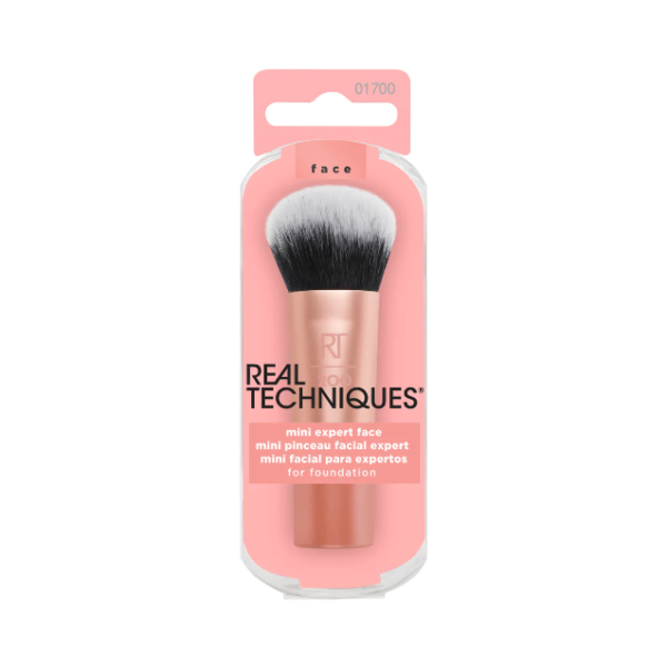 Real Techniques Mini Expert Face Makeup Brush ريل تكنيك فرشاة مكياج الوجه الخبيرة الصغيرة