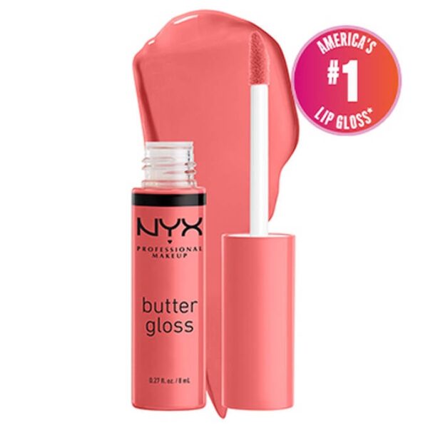 NYX BUTTER GLOSS NON-STICKY LIP GLOSS نيكس زبدة ملمع شفاه غير لزج