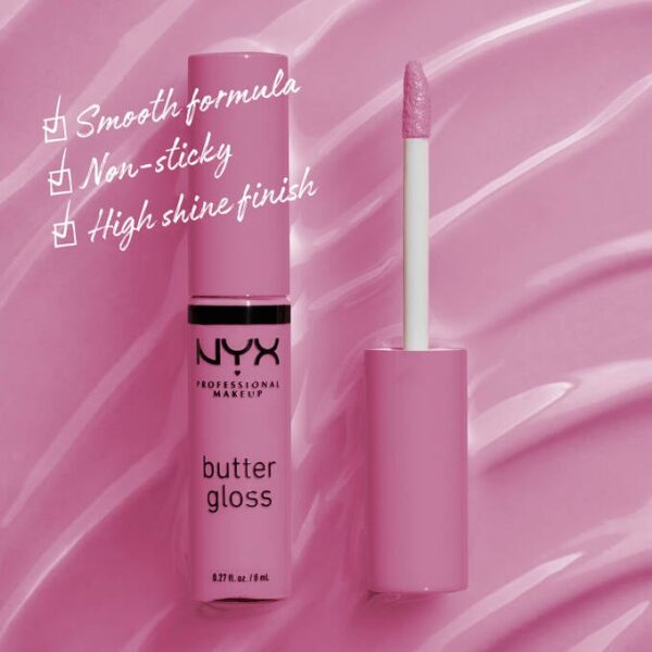 NYX BUTTER GLOSS NON-STICKY LIP GLOSS نيكس زبدة ملمع شفاه غير لزج