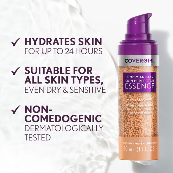 COVERGIRL Simply Ageless Skin Perfector Essence سيمبلي إيجلس سكين بيرفيكتر إيسينس