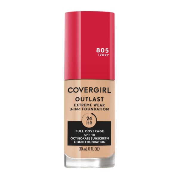 COVERGIRL Outlast Extreme Full Coverage Liquid Foundation كريم أساس سائل بتغطية كاملة