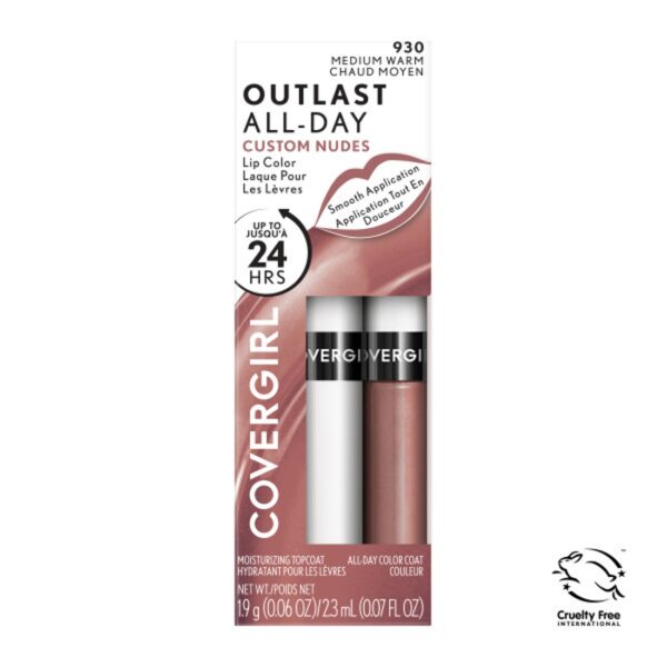 COVERGIRL Outlast All-Day Lip Color Custom Nudes احمر شفاه بألوان النيود