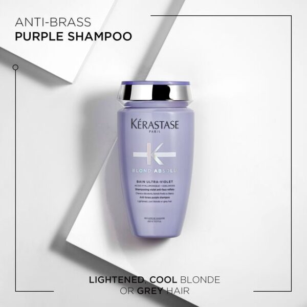 Kerastase Blond Absolu Ultra-Violet Purple Shampoo 250ml كرستاس شامبو معالج للشعر الاشقر