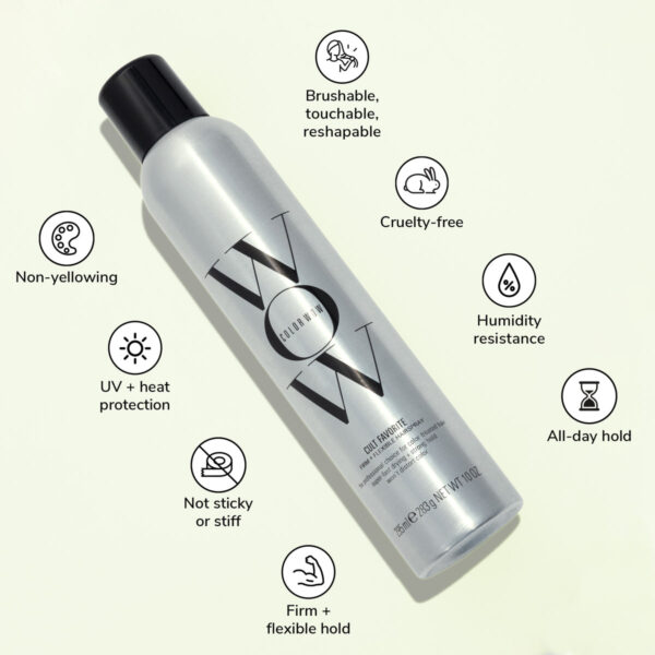 COLOR WOW Cult Favorite Firm + Flexible Hairspray 295ml بخاخ مثبت للشعر