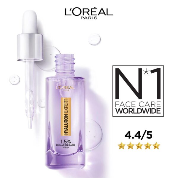 L'ORÉAL PARIS Hyaluron Expert Moisturiser and Anti-Aging Plumping Serum 15ml لوريال باريس مصل مرطب وممتلئ مضاد للشيخوخة