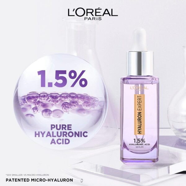 L'ORÉAL PARIS Hyaluron Expert Moisturiser and Anti-Aging Plumping Serum 15ml لوريال باريس مصل مرطب وممتلئ مضاد للشيخوخة