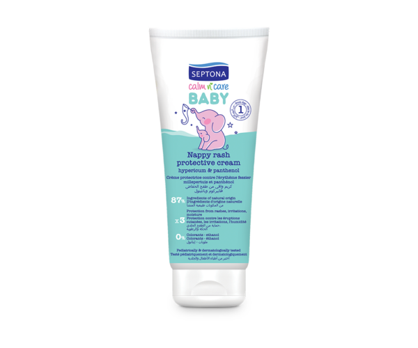 SEPTONA Nappy rash protective cream with hypericum and panthenol 100ml كريم حماية من طفح الجلد للأطفال