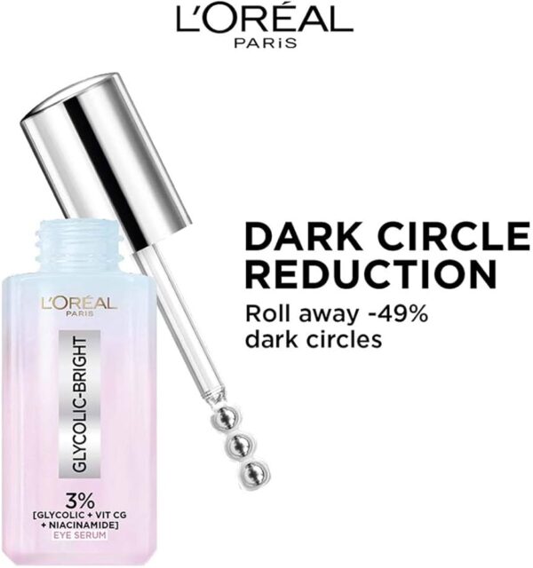 L'Oréal Paris Glycolic Brightening Eye Serum سيروم جليكوليك لتفتيح العين من لوريال باريس