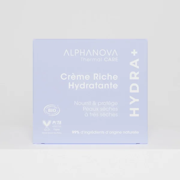 ALPHANOVA Thermal Care Moisturizing Rich Cream HYDRA+ 50ML كريم الترطيب المكثف للبشرة