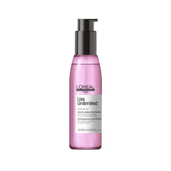 L’OREAL Liss unlimited: Shine perfecting blow-dry oil زيت تجفيف الشعر اللامع المثالي.