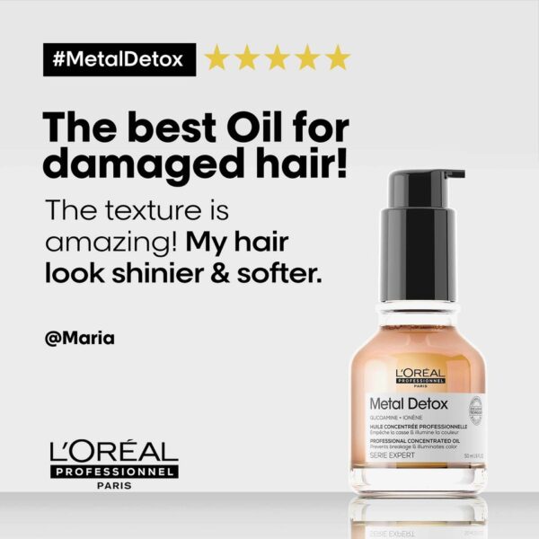 L’OREAL [Metal Detox] Protecting concentrated oil ديتوكس الزيت المركز