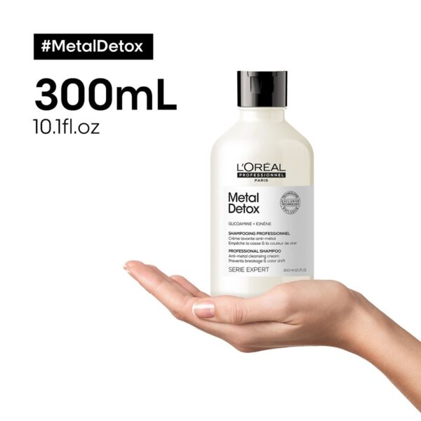 L'OREAL [Metal Detox] Anti-metal cleansing cream shampoo لوريال باريس شامبو كريمي منظف