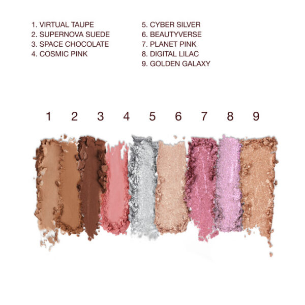 CHARLOTTE TILBURY THE BEAUTYVERSE PALETTE LIMITED EDITION EYESHADOW PALETTE شارلوت تيلبوري ظلال العيون بأصدار محدود