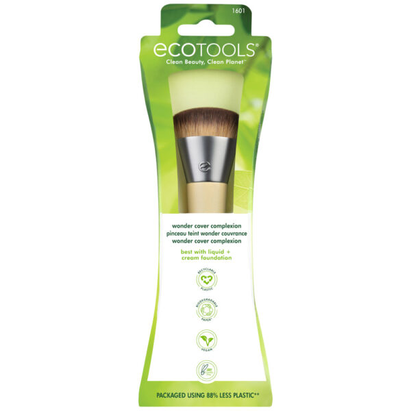 ECOTOOLS Wonder Cover Complexion Foundation Makeup Brush أيكوتولز فرشاة لكريم الاساس