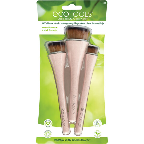 ECOTOOLS 360 Ultimate Blend Makeup Brush Kit مجموعة فرش للميكاب