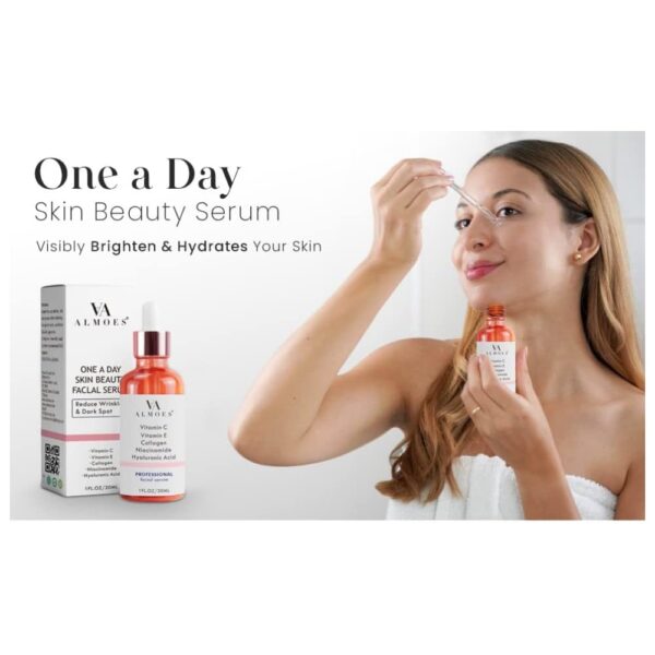 ALMOES ONE A DAY SKIN BEAUTY FACIAL SERUM 30ml سيروم اصلاح البشرة