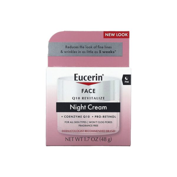 Eucerin Face, Q10 Revitalize, Night Cream يوسرين كريم ليلي معالج للبشرة