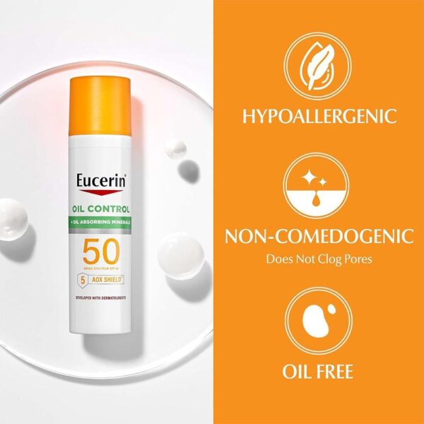 Eucerin Clear Skin Lightweight Sunscreen Lotion SPF50, for Acne Prone + Oily Skin 75 ml يوسرين واقي من اشعة للشمس للبشرة الدهنية المعرضة للحبوب