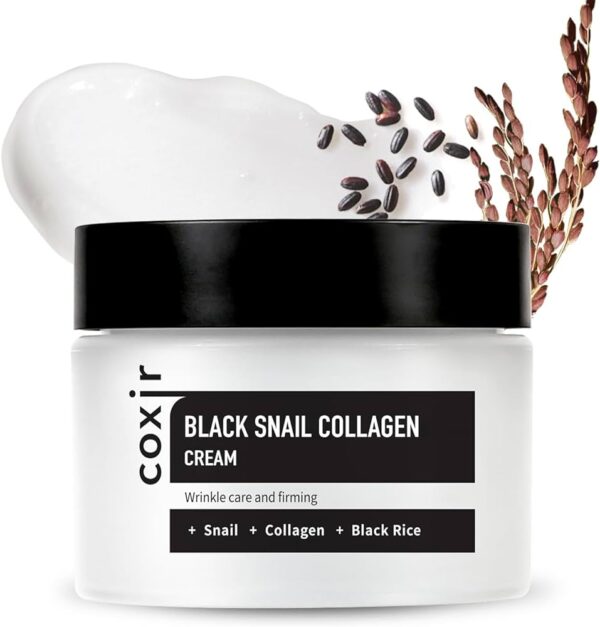 COXIR Black Snail Collagen Cream 50ml كريم الكولاجين بالحلزون الاسود