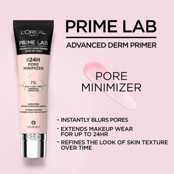 L'ORÉAL PARIS Prime Lab Pore Minimizer Primer لوريال برايمر مقلص للمسام