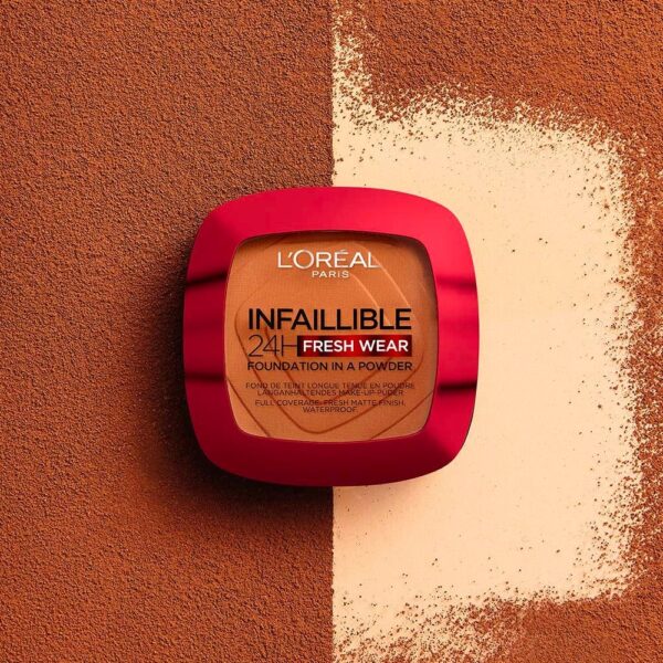 L'ORÉAL PARIS Infallible 24H Fresh Wear Foundation Powder لوريال باودر فونديشن