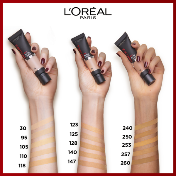 L’ORÉAL PARIS INFALLIBLE 32H Matte Cover Foundation لوريال باريس انفيلبل مات كوفر فونديشن