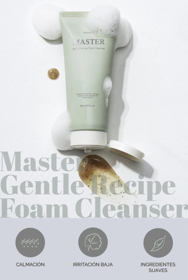 Mixsoon Master Gentle Recipe Foam Cleanser 150ml ميكسسون منظف رغوي للبشرة