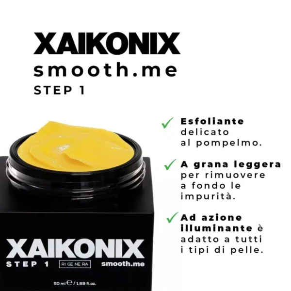 RIGENERA STEP 1 Xaikonix - Smooth.me scrub esfoliante مقشر للبشرة