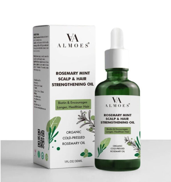 ALMOES ROSEMARY MINT COLD PRESSED Unique Vitamin-Enriched Formula 30ml روزماري نعناع غني بالفيتامينات