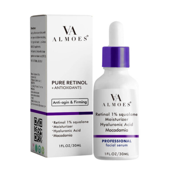 ALMOES RETINOL,SQUALANE,MOISTURIZER,MACADAMIA Serum سيروم ريتينول السكوالان، مرطب المكاديميا