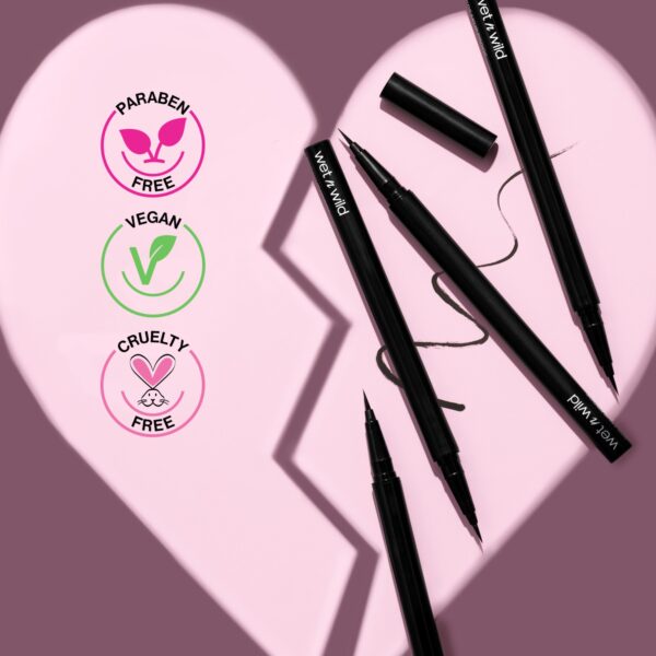 WET N WILD BREAKUP PROOF WATERPROOF LIQUID EYELINER محدد عيون سائل مقاوم للماء