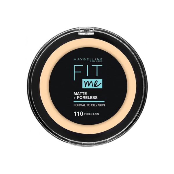 MAYBELLINE NEW YORK FIT ME MATTE + PORELESS POWSER مايبيلين بودرة فيت مي مات اند بورليس