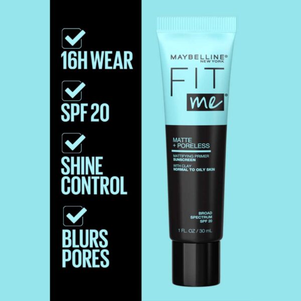 MAYBELLINE FIT ME® MATTE + PORELESS PRIMER ميبيلين برايمر